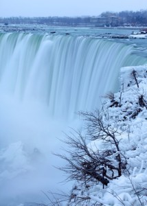 Winter in Niagara Falls.