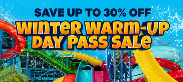 Save up to 30% Off! Winter Warm-Up Day Pass Sale